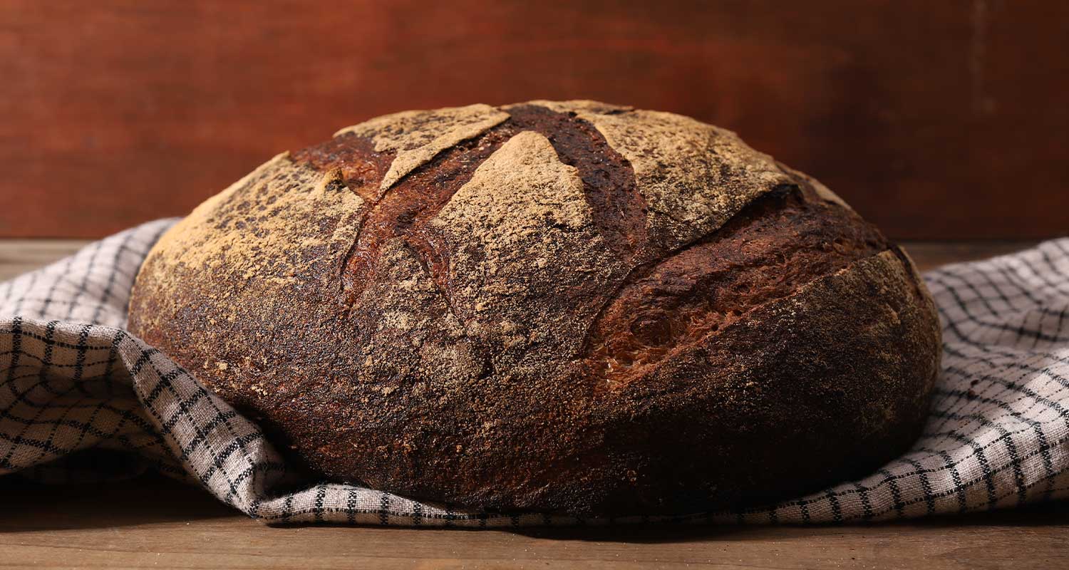 Maine Miche bread side view from Standard Baking Co.