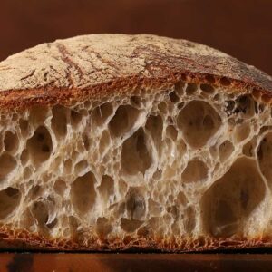 Rustica Bread end cut